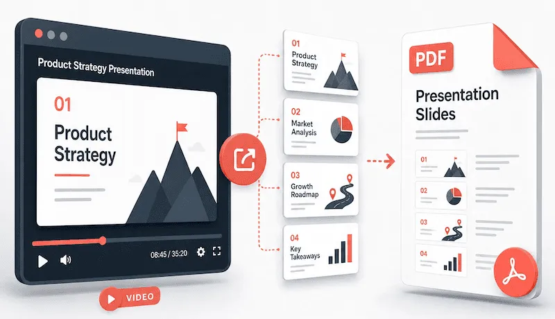 SlideSieve automatically detecting and capturing slide frames from a video course